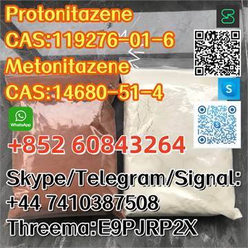 Protonitazene CAS:119276-01-6 Metonitazene CAS:14680-51-4    Skype/Telegram/Signal: +44 7410387508 T
